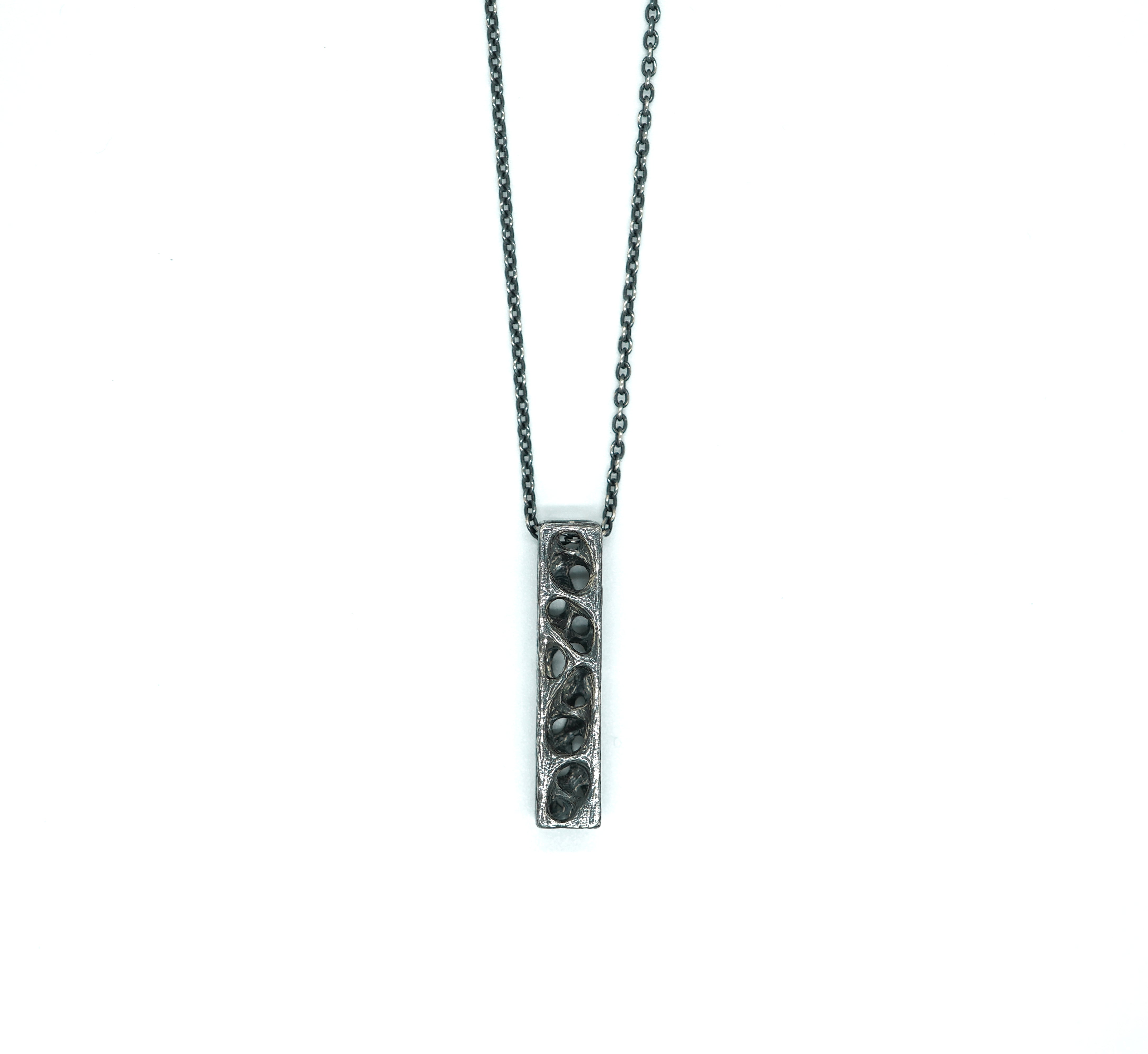 P-65 hollows - Silver necklace with original clasp of 60cm