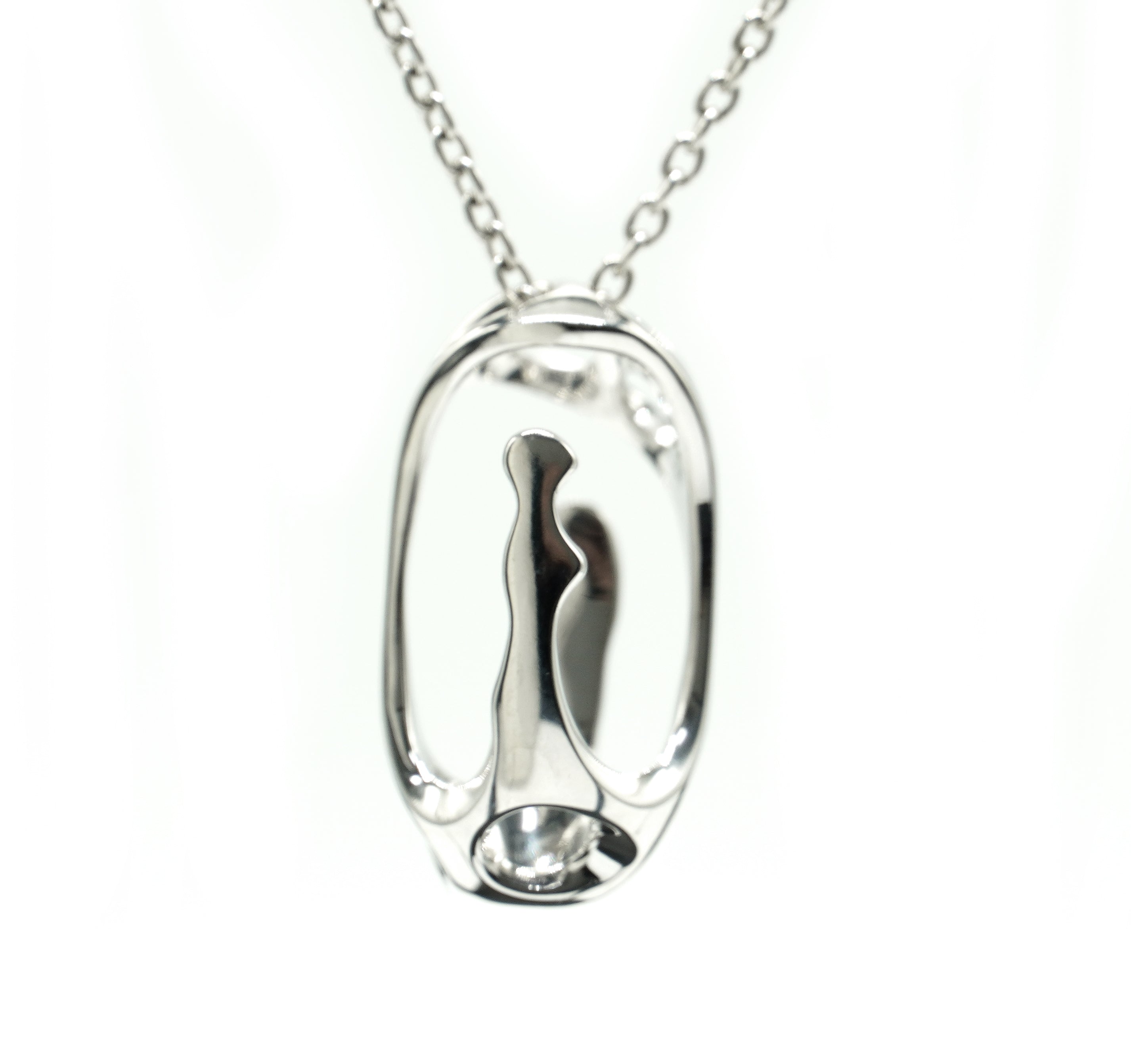 P-20 emotional connection - sterling silver necklace with original clasp of 60cm