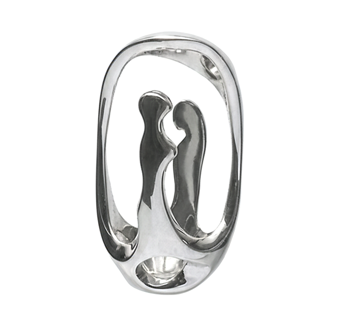 P-20 emotional connection - sterling silver necklace with original clasp of 60cm