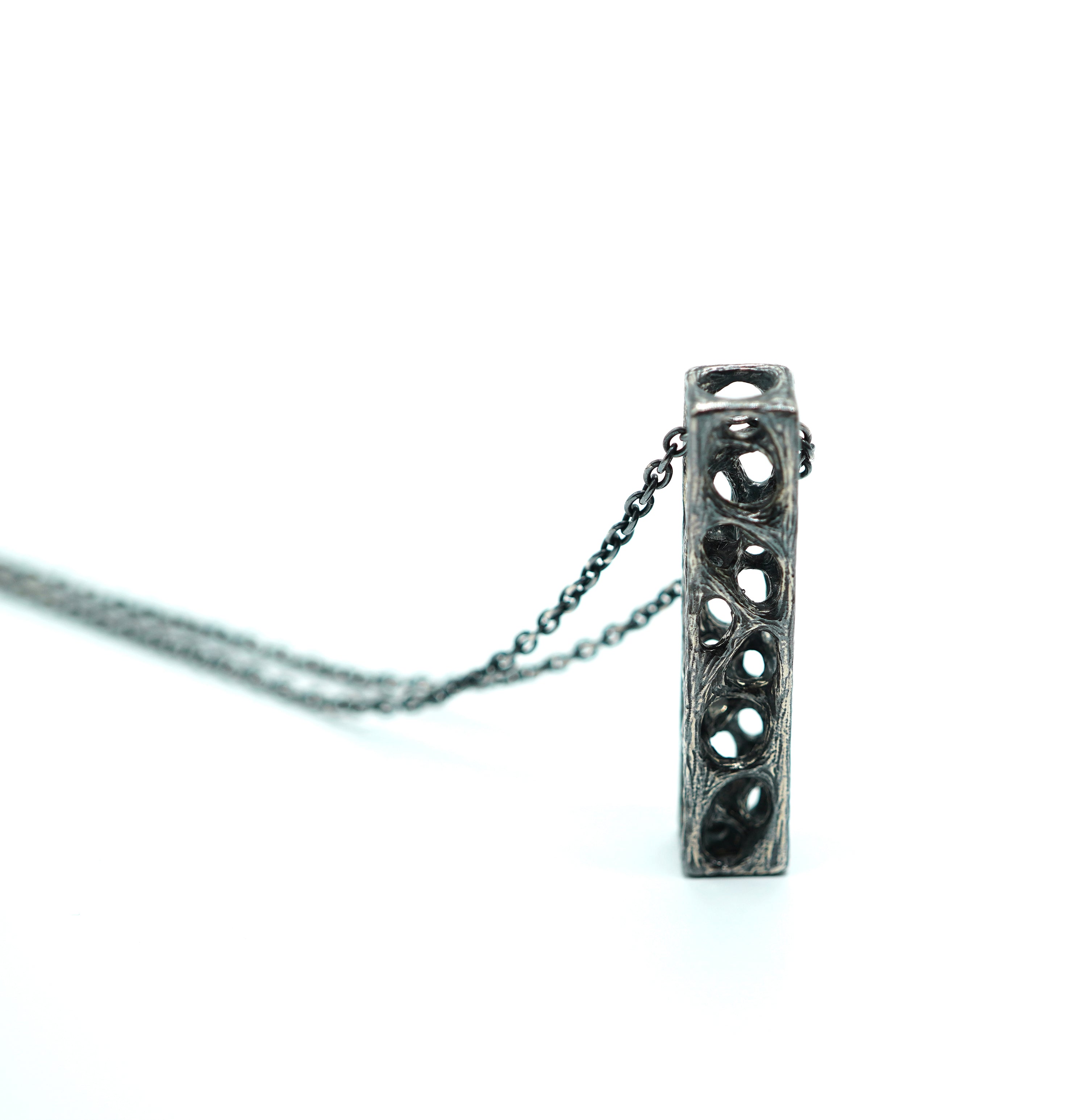 P-65 hollows - Silver necklace with original clasp of 60cm