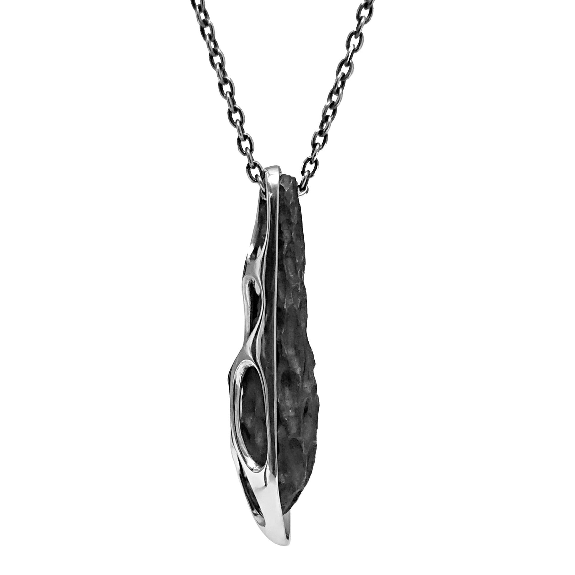 P-60 fusion - Silver necklace with original clasp of 60cm