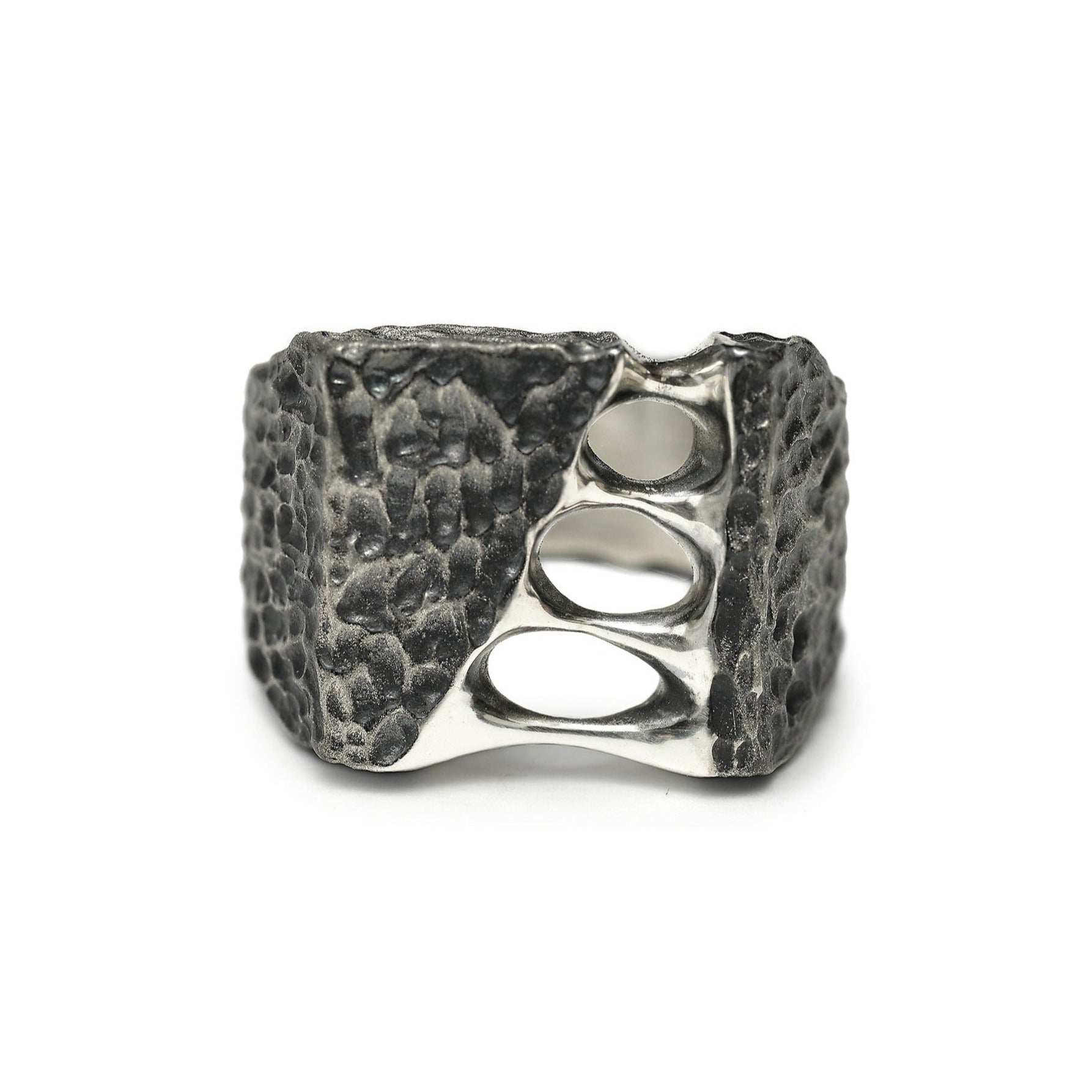 R-97 Eternal - square sterling silver signet ring