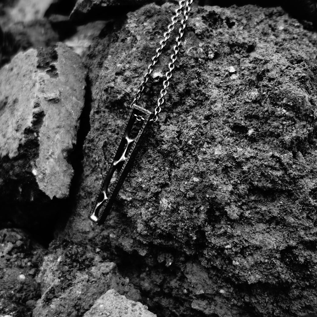 P-36 Eternal - 75cm silver necklace
