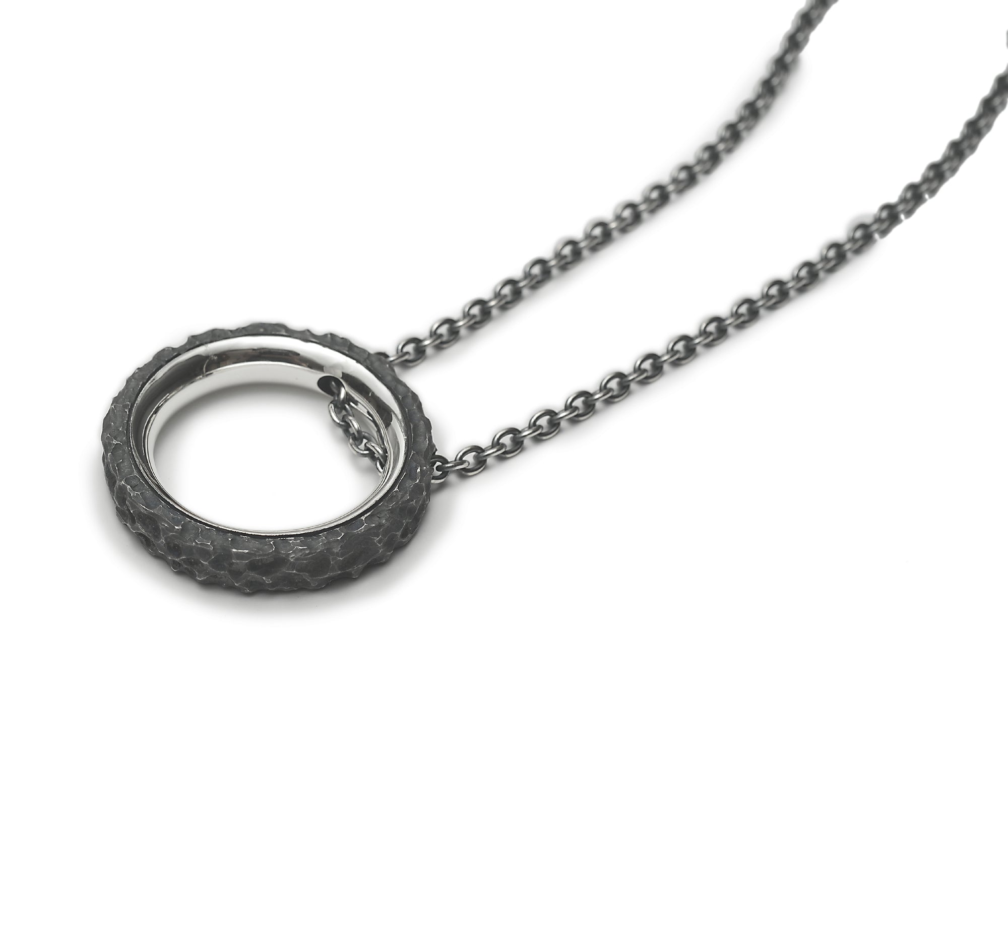 P-57 essence - Silver necklace with original clasp of 75 cm