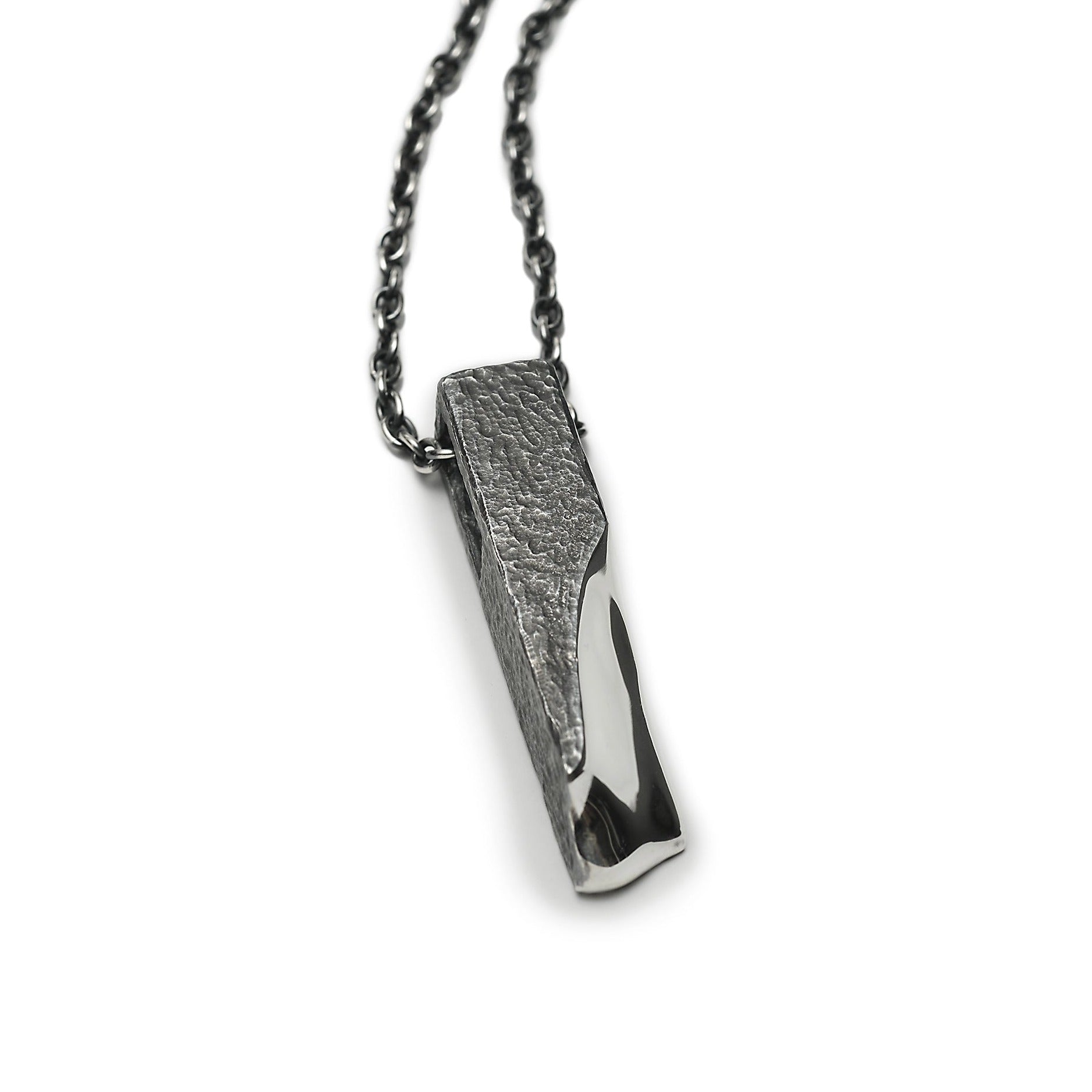 P-59 metamorphosis - Silver necklace with original clasp of 60cm