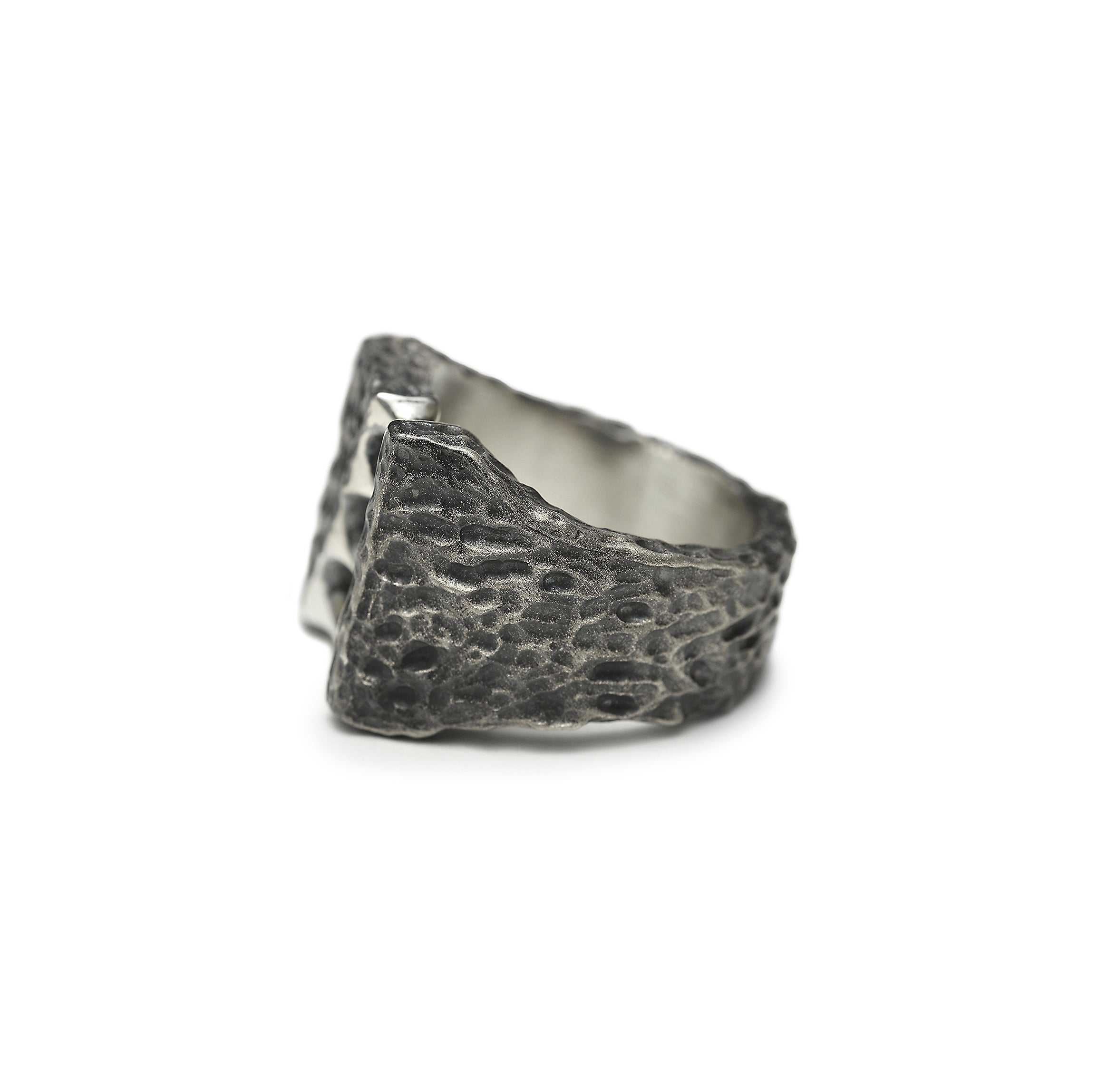 R-97 Eternal - square sterling silver signet ring