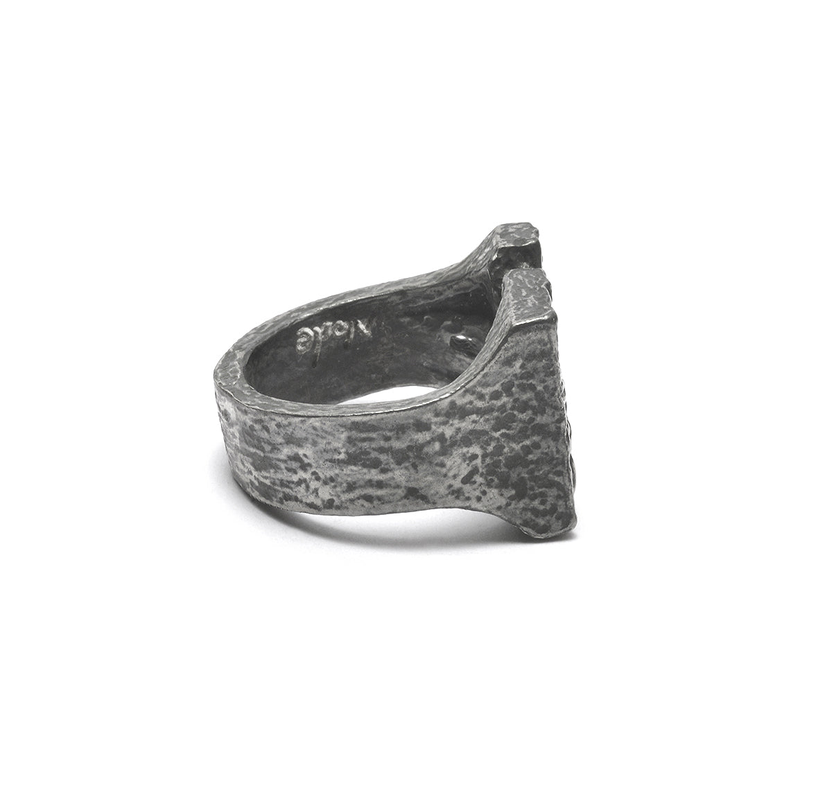 R-58 weathering - sterling silver bold ring
