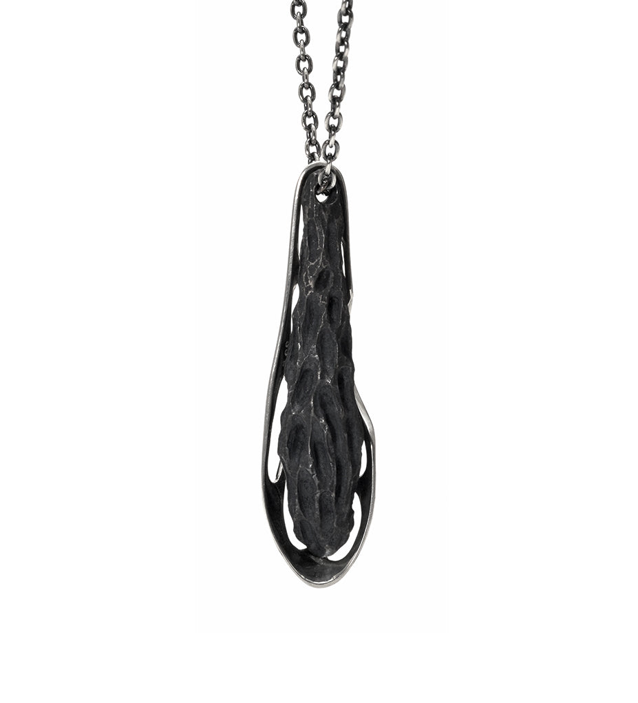 P-60 fusion - Silver necklace with original clasp of 60cm