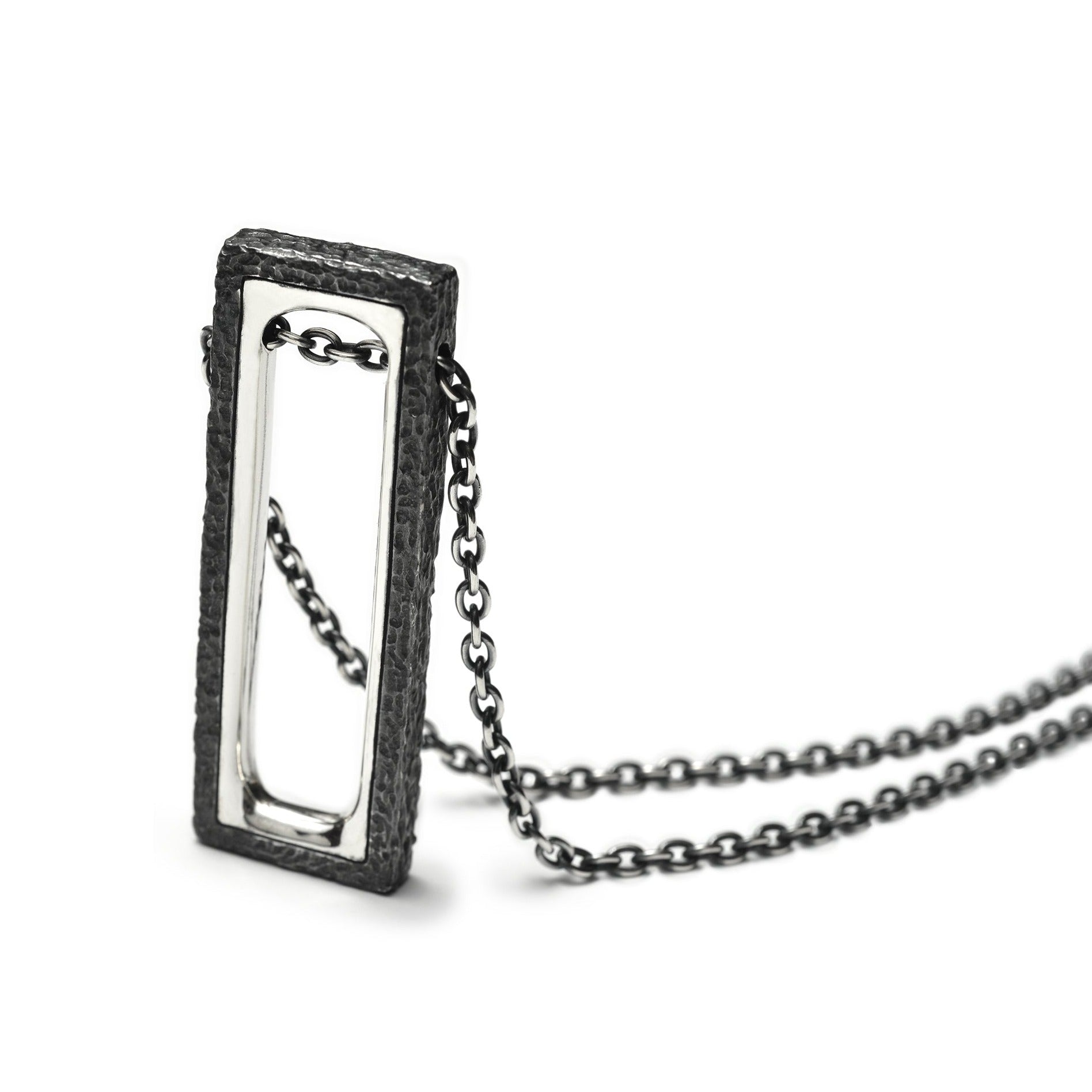 P-58 essence - Silver necklace with original clasp of 75 cm