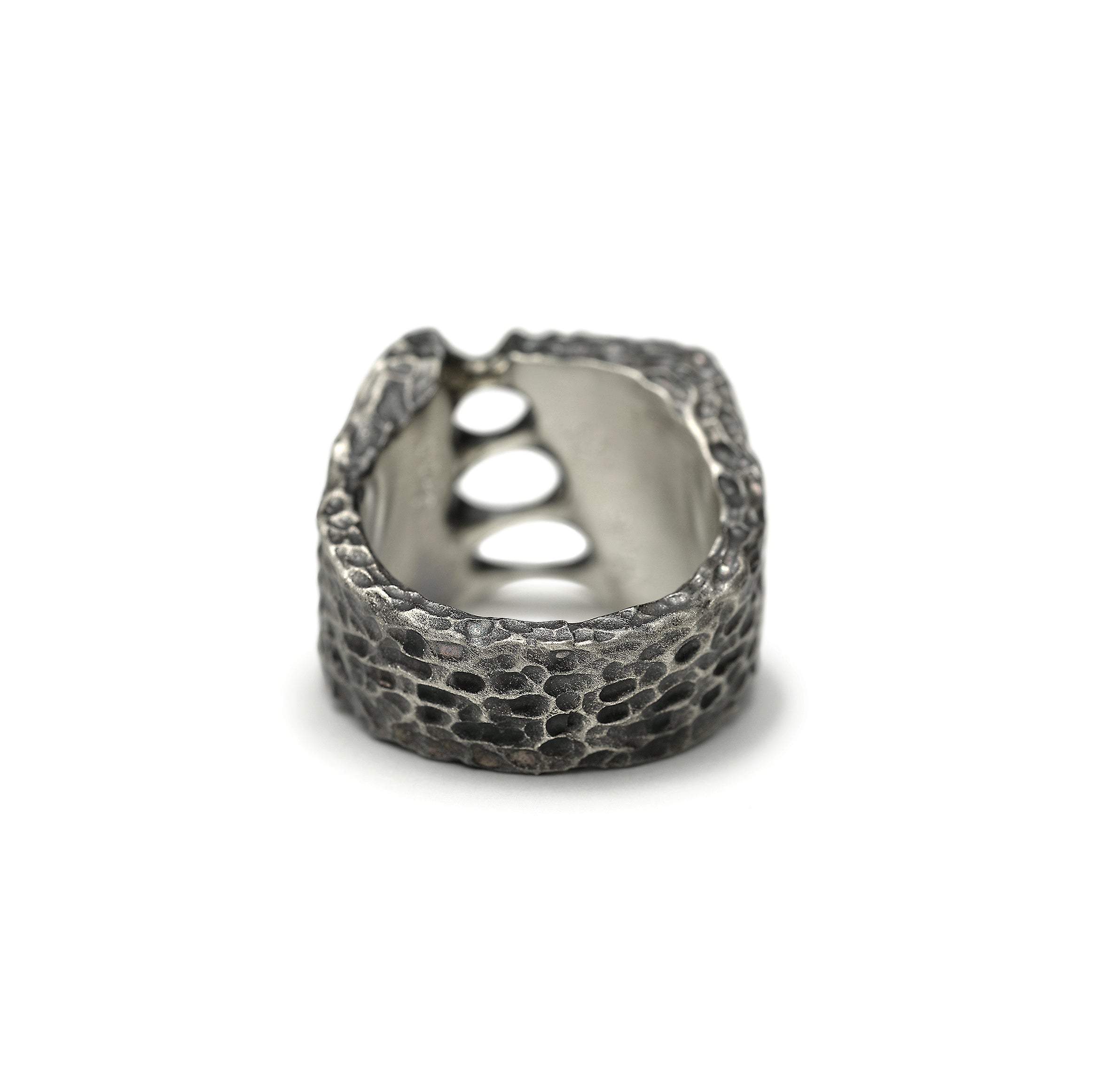 R-97 Eternal - square sterling silver signet ring
