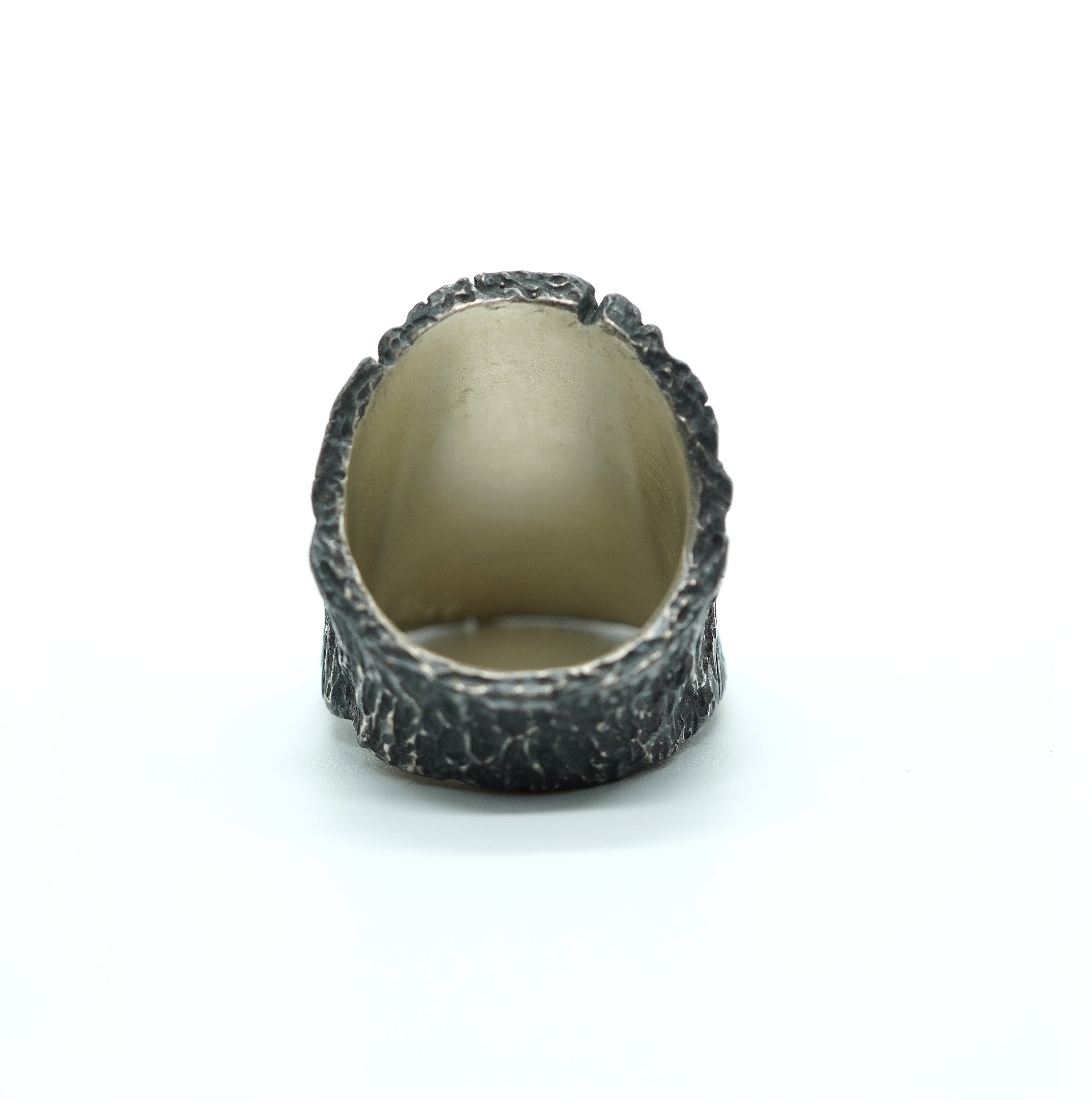 R-108 weatherin - sterling silver bold ring