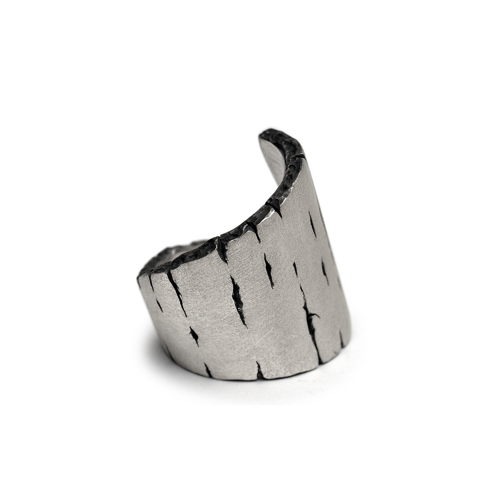 R-104 weathering - sterling silver bold ring