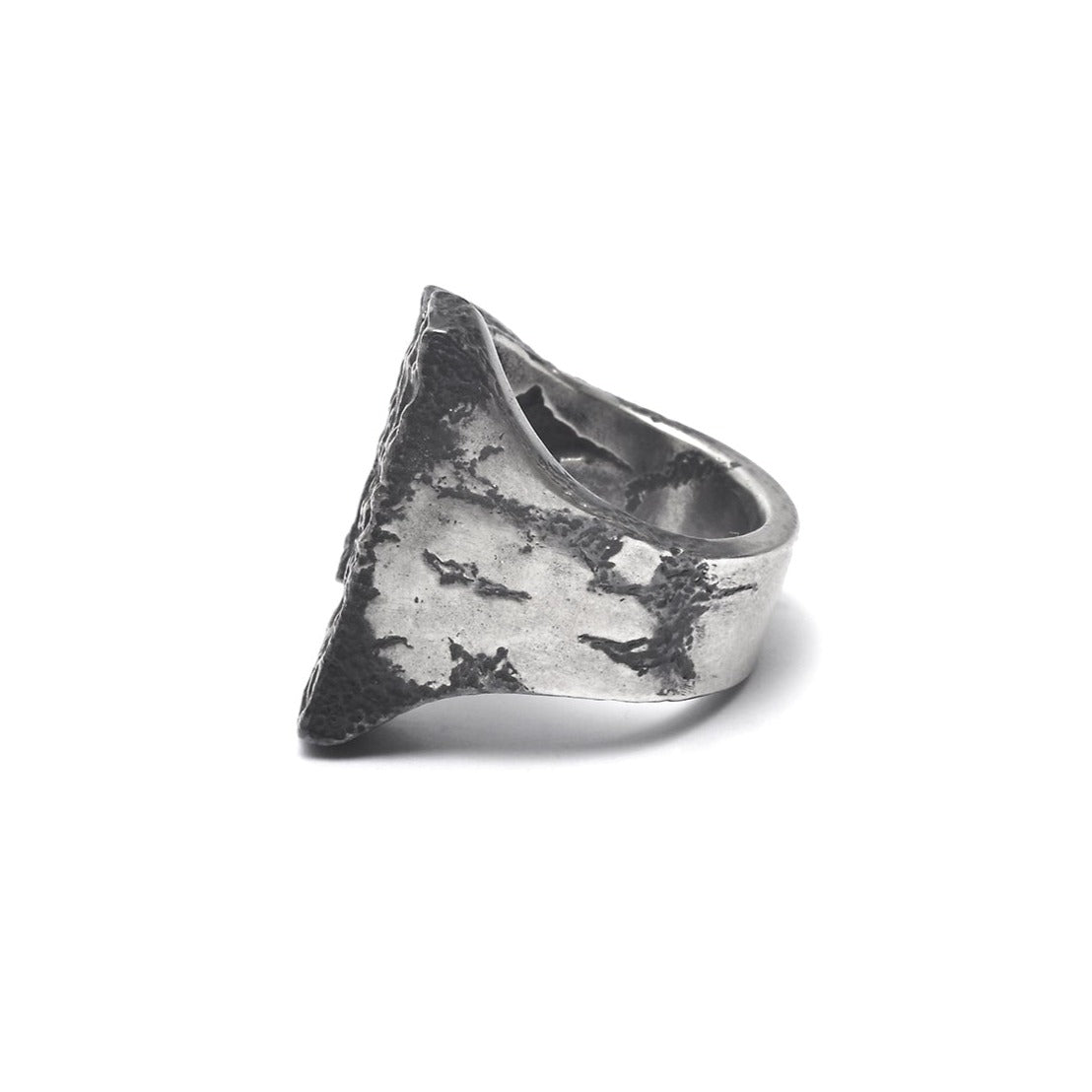R-51 weathering - sterling silver bold ring