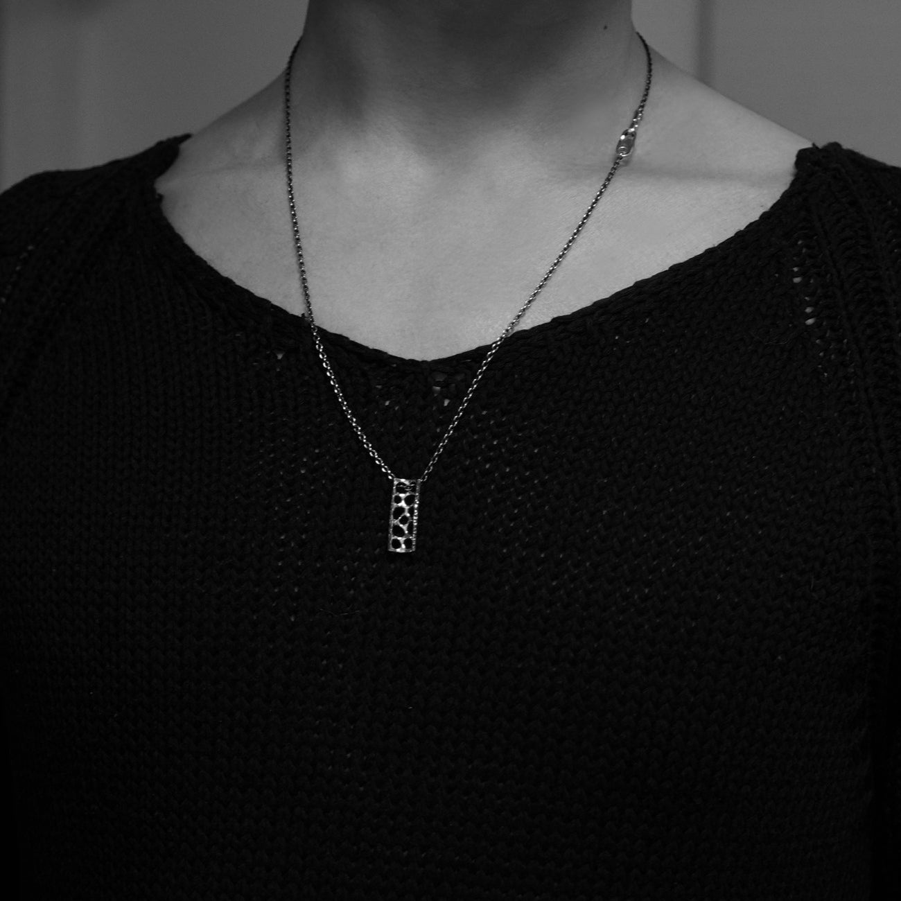 P-53 Eternal - Silver necklace with original clasp of 60cm