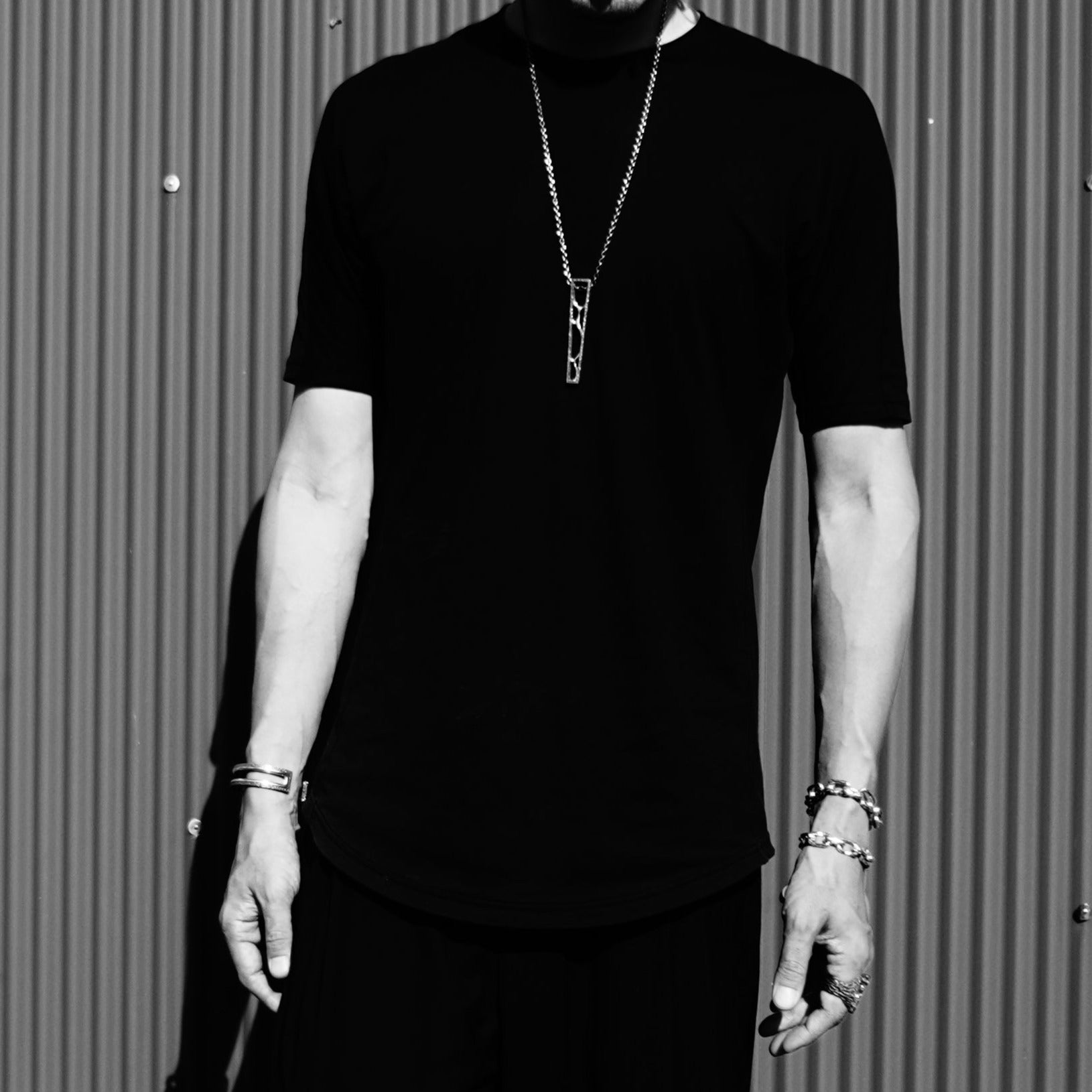 P-36 Eternal - 75cm silver necklace