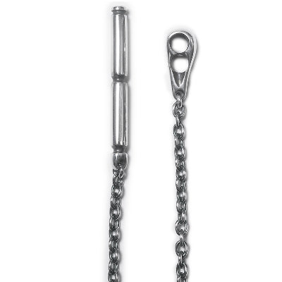 P-59 metamorphosis - Silver necklace with original clasp of 60cm