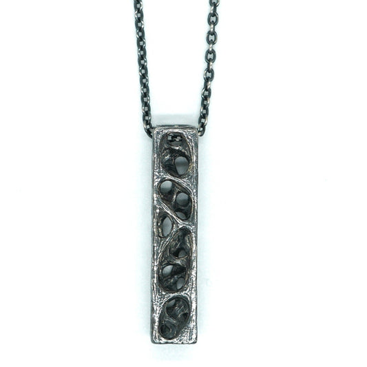 P-65 hollows - Silver necklace with original clasp of 60cm