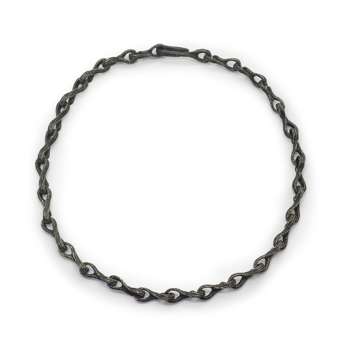 P-66 Koboku -  Sterling silver modular chain necklace