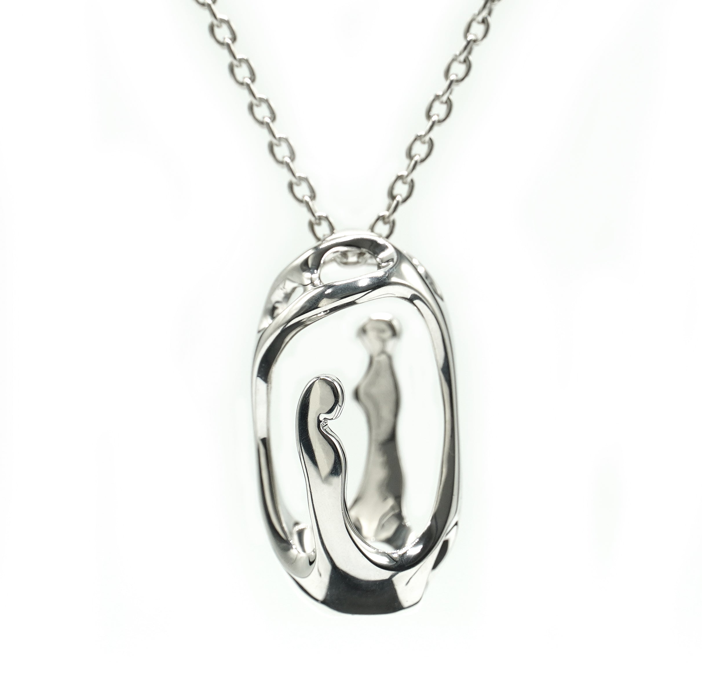 P-20 emotional connection - sterling silver necklace with original clasp of 60cm