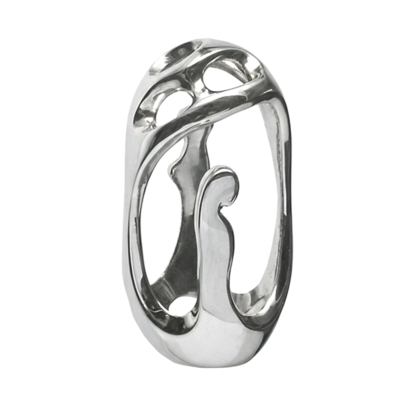 P-20 emotional connection - sterling silver necklace with original clasp of 60cm