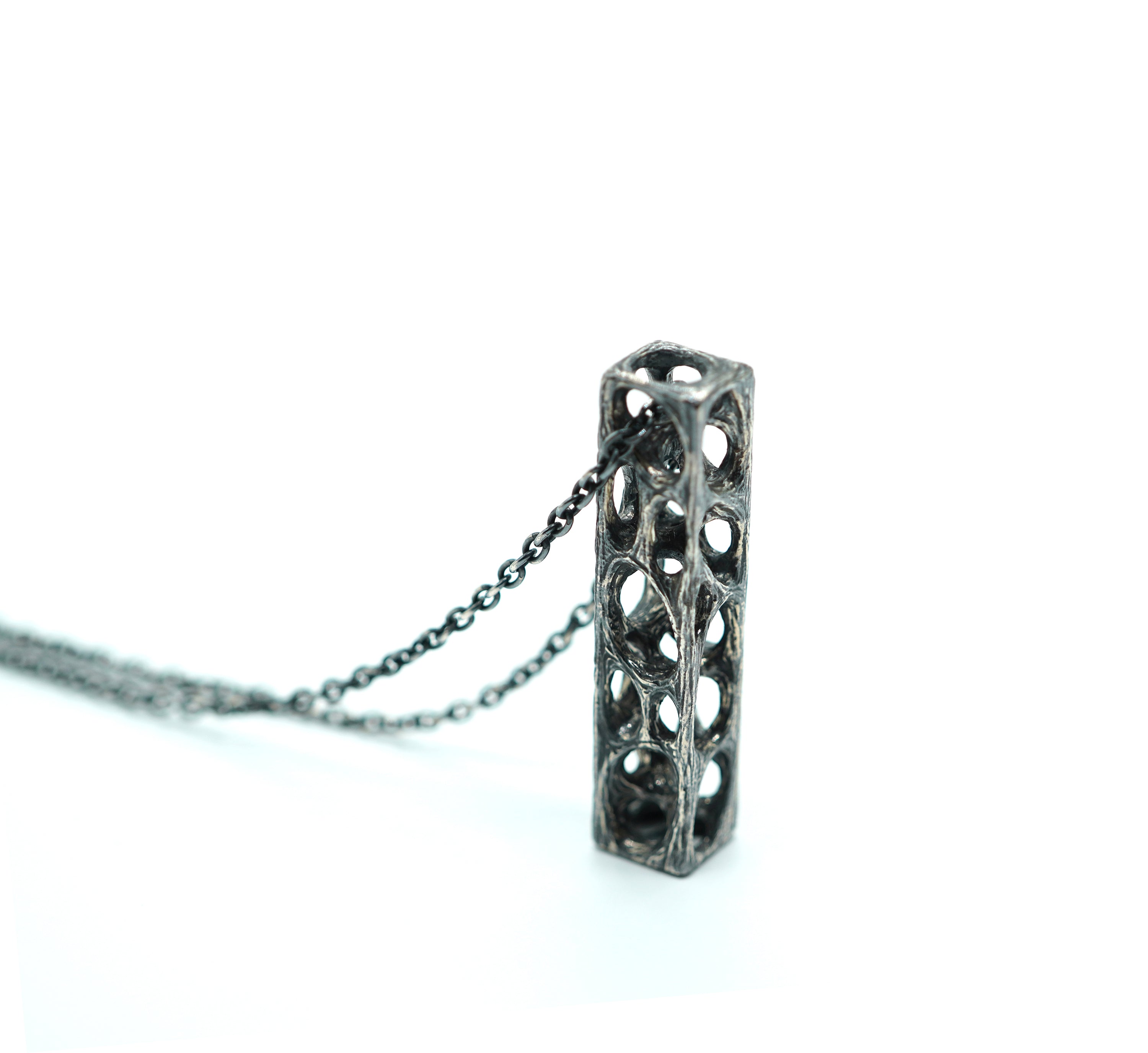 P-65 hollows - Silver necklace with original clasp of 60cm