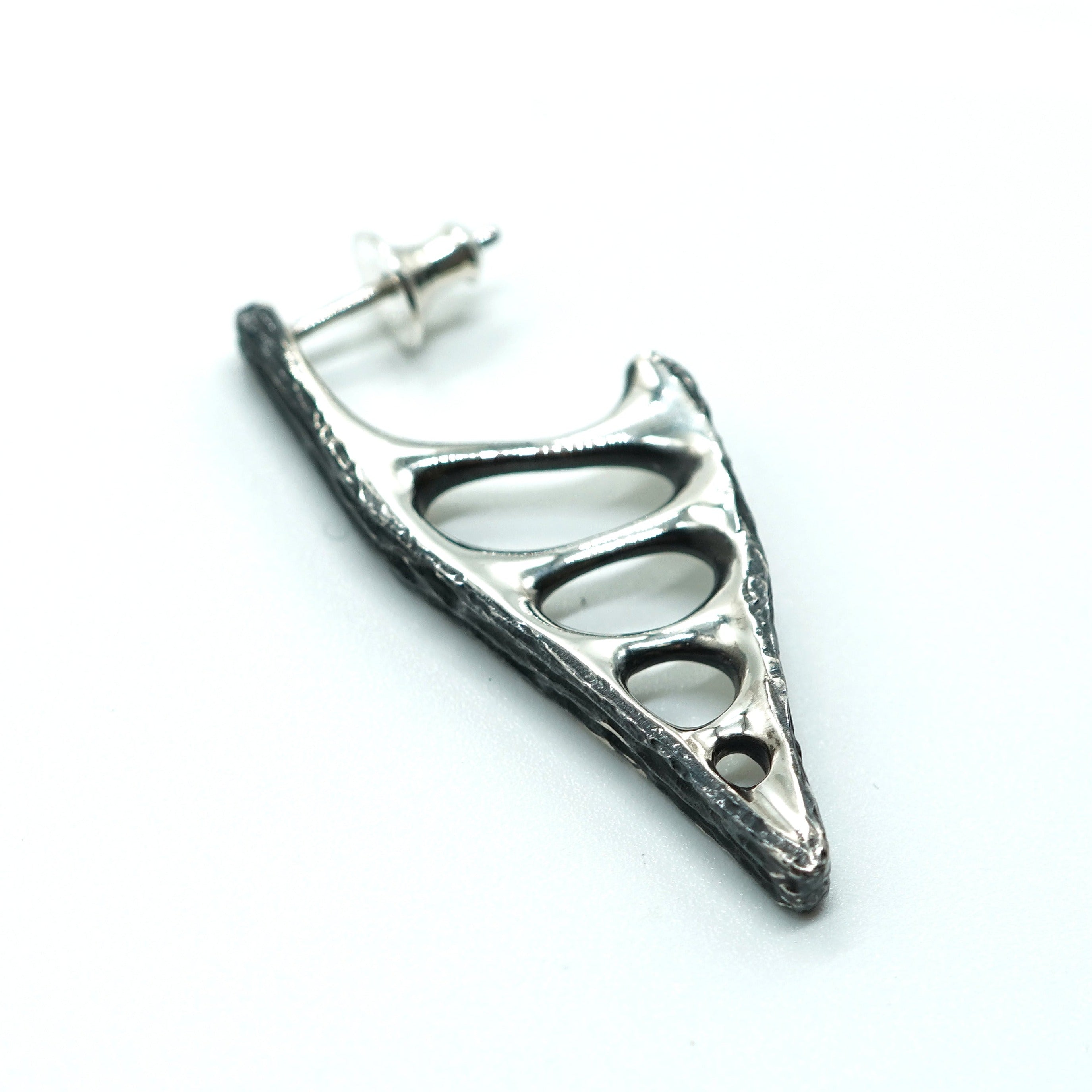 MY-25 silver earring – Node by KUDO SHUJI