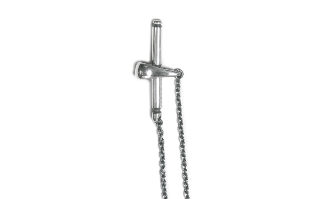 P-20 emotional connection - sterling silver necklace with original clasp of 60cm