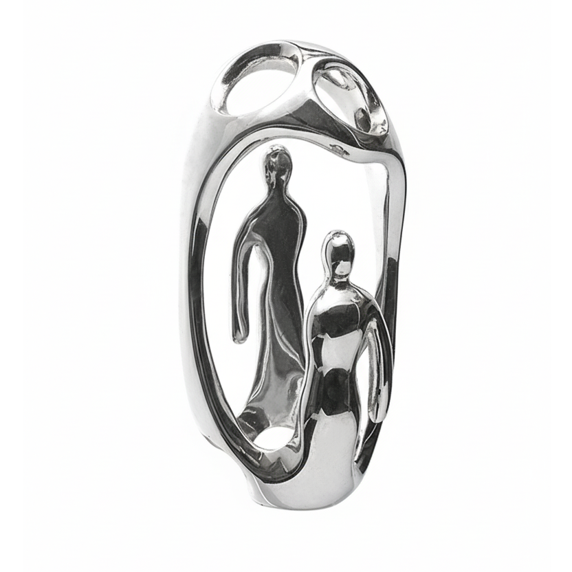 P-19 emotional connection - sterling silver necklace with original clasp of 60cm