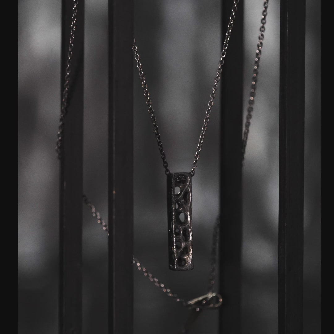 P-65 hollows - Silver necklace with original clasp of 60cm