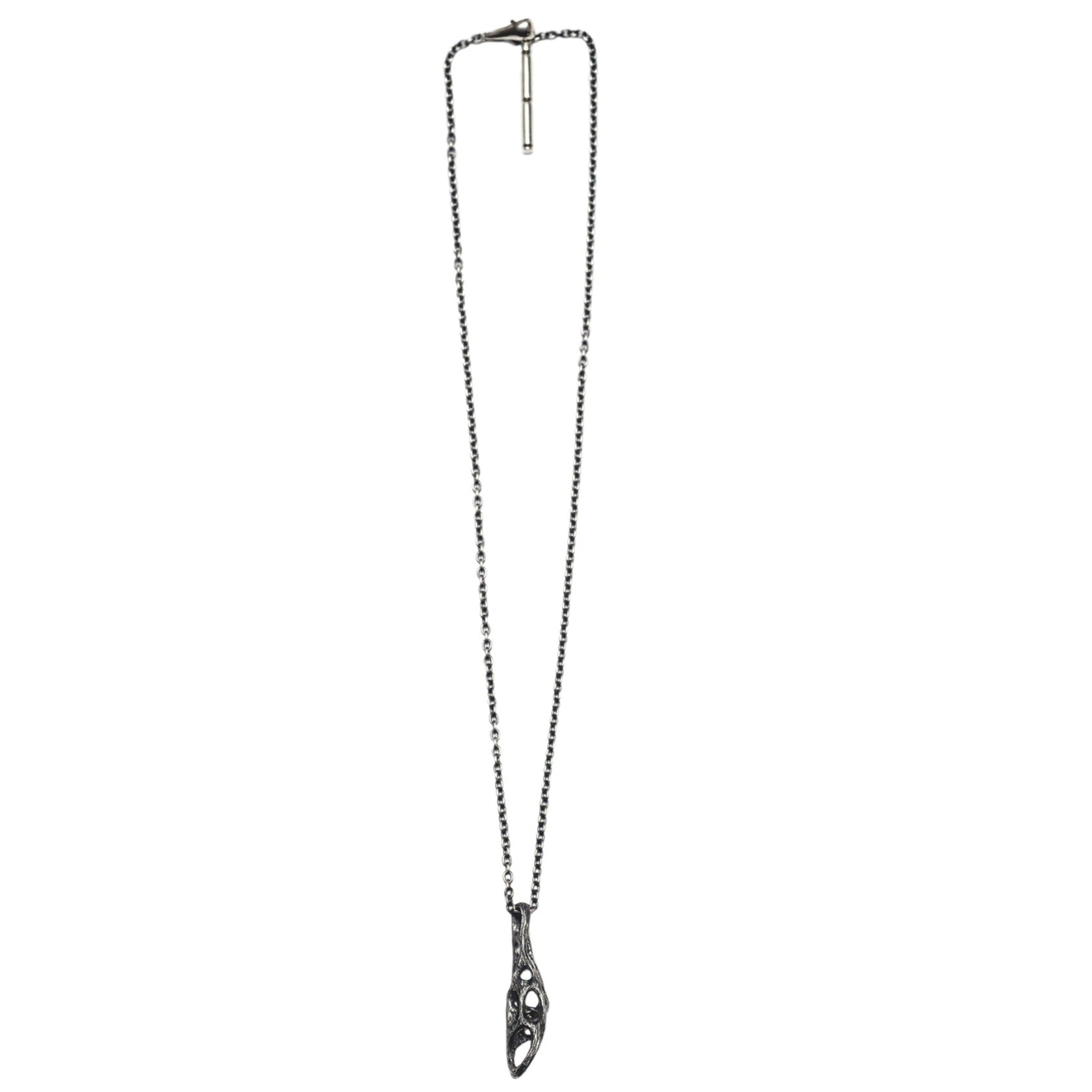 P-63 hollows - Silver necklace with original clasp of 60cm