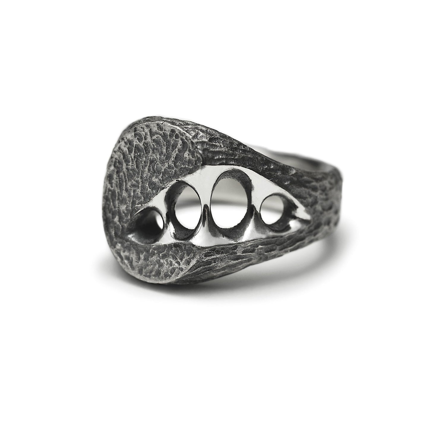 R-99 Eternal - oval sterling silver signet ring