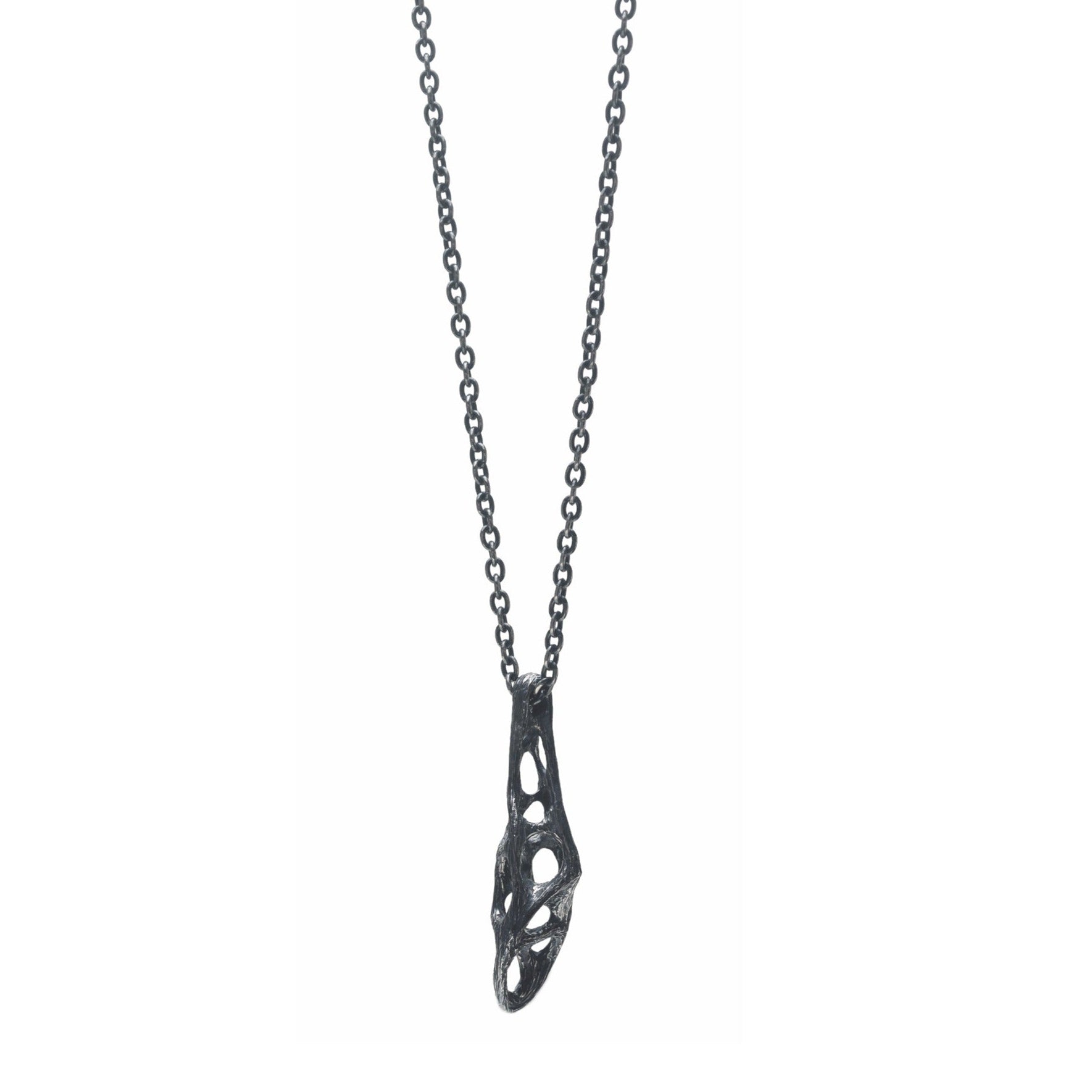 P-63 hollows - Silver necklace with original clasp of 60cm