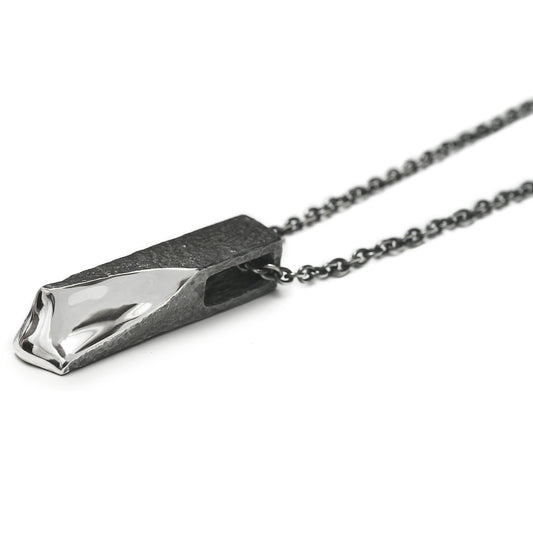 P-59 metamorphosis - Silver necklace with original clasp of 60cm
