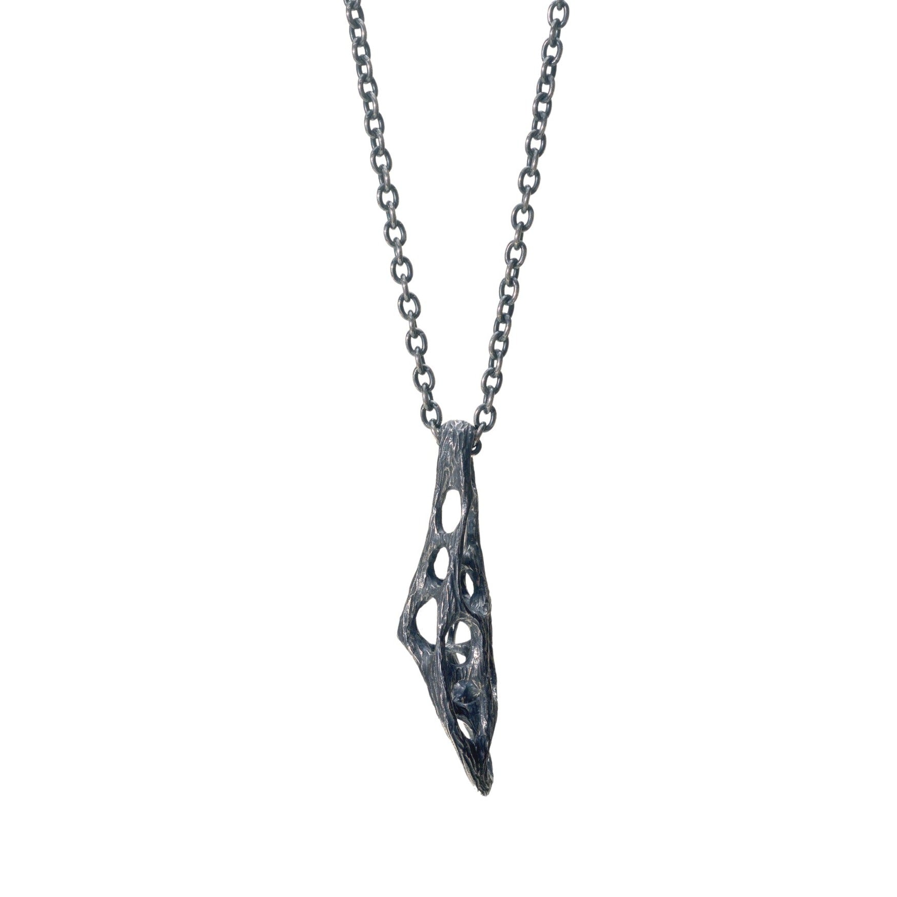 P-63 hollows - Silver necklace with original clasp of 60cm