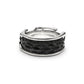 R-100 fusion - sterling silver combination ring