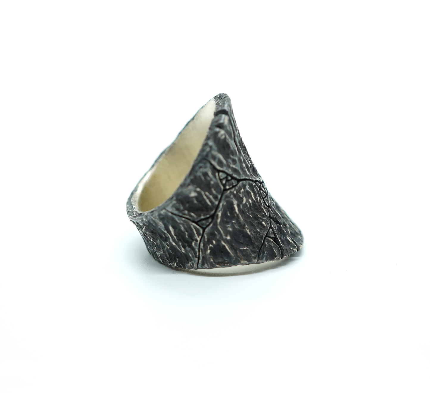 R-108 weatherin - sterling silver bold ring