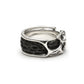 R-100 fusion - sterling silver combination ring