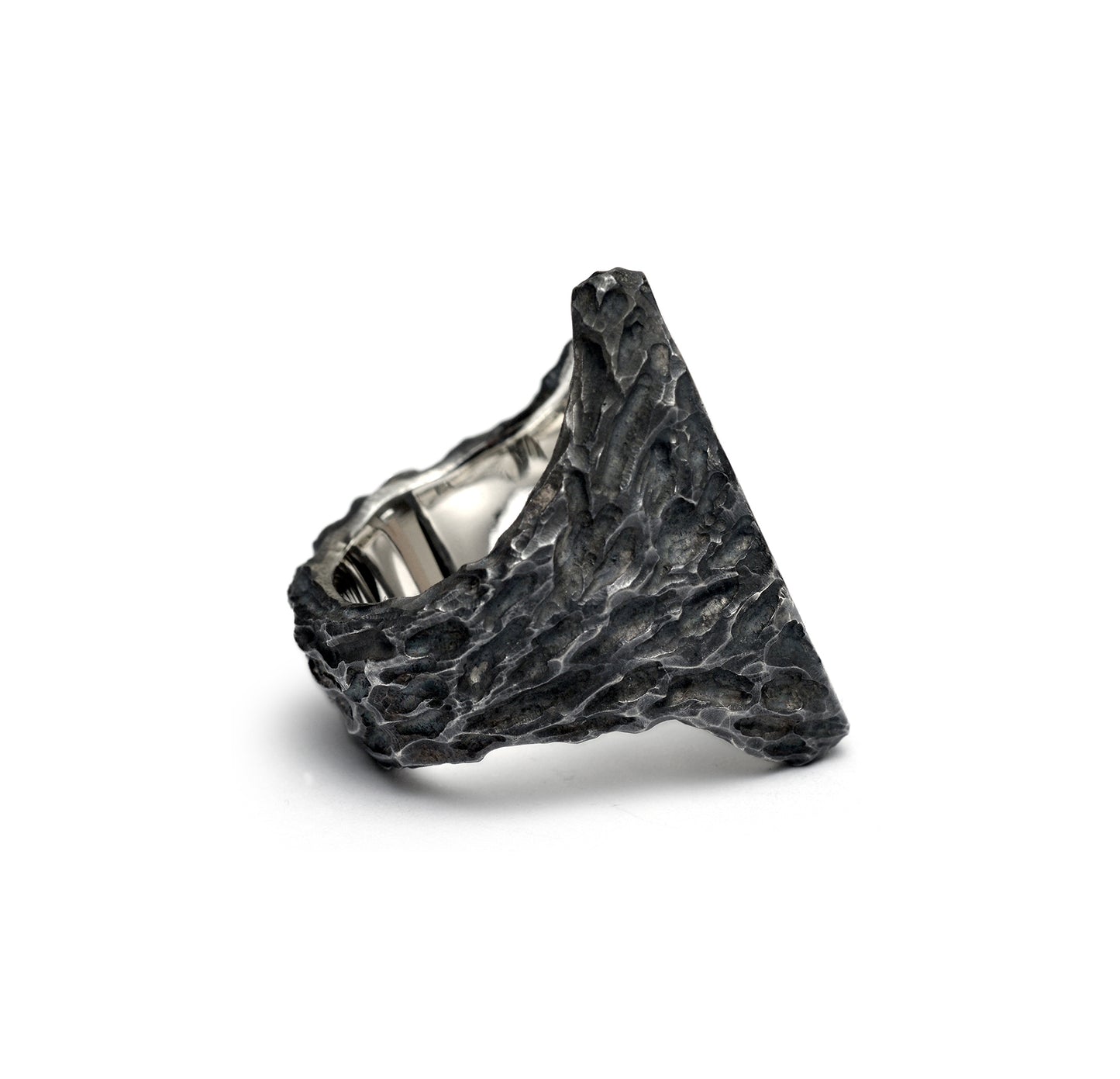 R-106 afterglow - sterling silver bold ring